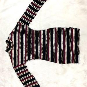 Fashion Nova, size M, Striped dress